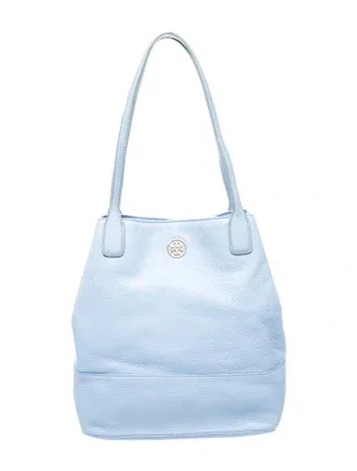 Pre-owned Tory Burch Leather Shoulder Bag In Blue