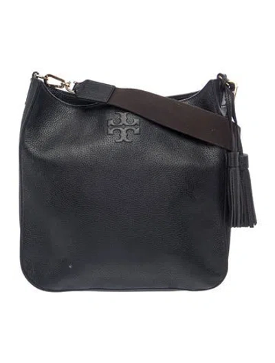 Pre-owned Tory Burch Leather Shoulder Bag In Blue