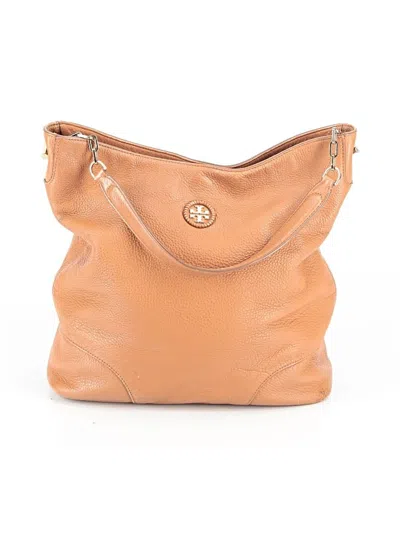 Pre-owned Tory Burch Leather Shoulder Bag In Brown