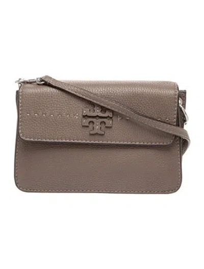 Pre-owned Tory Burch Leather Shoulder Bag In Brown