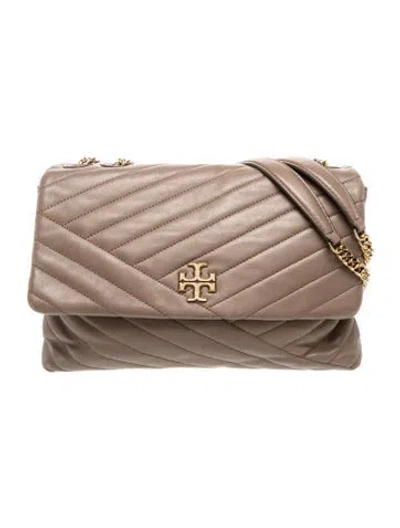 Pre-owned Tory Burch Leather Shoulder Bag In Brown