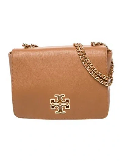 Pre-owned Tory Burch Leather Shoulder Bag In Brown