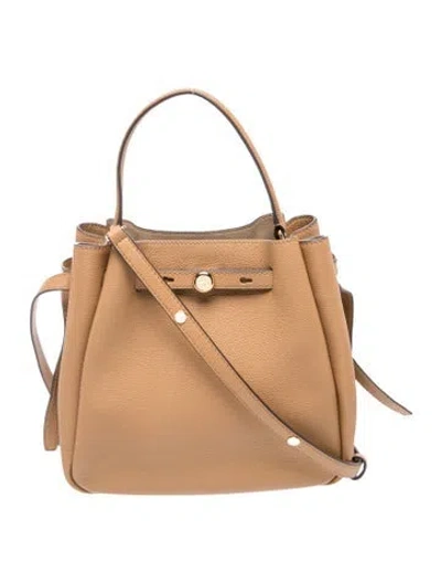 Pre-owned Tory Burch Leather Shoulder Bag In Brown