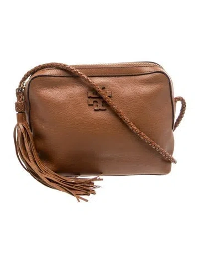 Pre-owned Tory Burch Leather Shoulder Bag In Brown