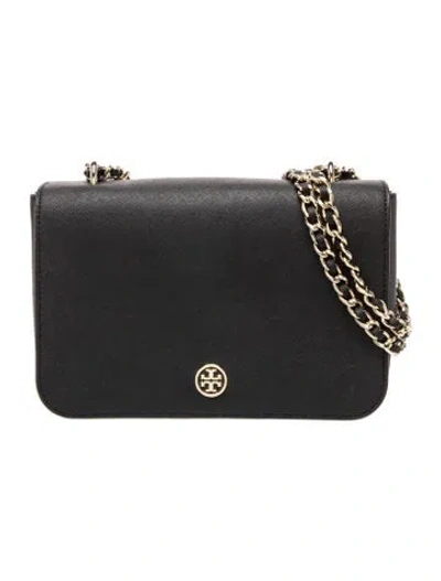 Pre-owned Tory Burch Leather Shoulder Bag In Green