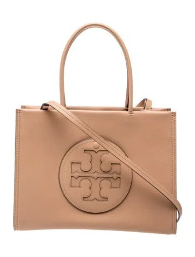 Pre-owned Tory Burch Leather Shoulder Bag In Neutral