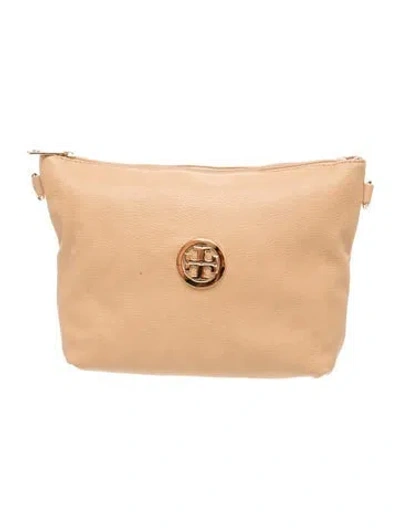 Pre-owned Tory Burch Leather Shoulder Bag In Neutral