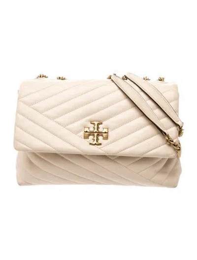 Pre-owned Tory Burch Leather Shoulder Bag In Neutral