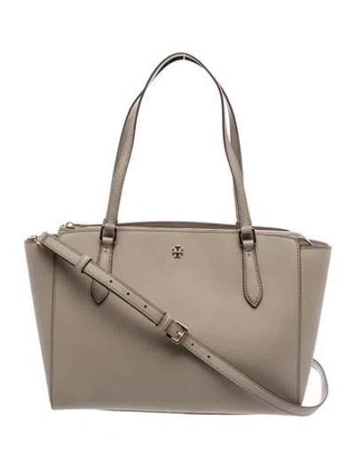 Pre-owned Tory Burch Leather Shoulder Bag In Neutral