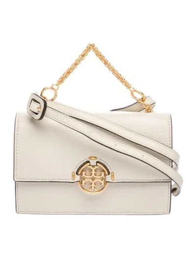 Pre-owned Tory Burch Leather Shoulder Bag In Neutral