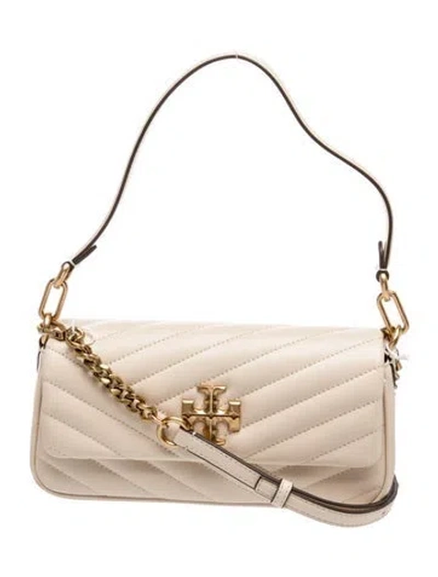 Pre-owned Tory Burch Leather Shoulder Bag In Neutral