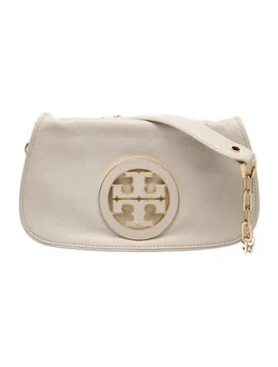 Pre-owned Tory Burch Leather Shoulder Bag In Neutral