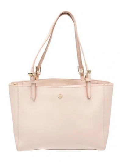 Pre-owned Tory Burch Leather Shoulder Bag In Neutrals