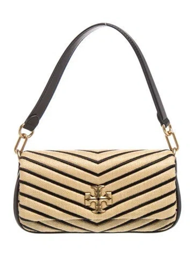 Pre-owned Tory Burch Leather Shoulder Bag In Neutrals