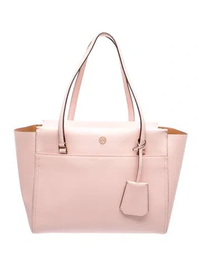 Pre-owned Tory Burch Leather Shoulder Bag In Pink