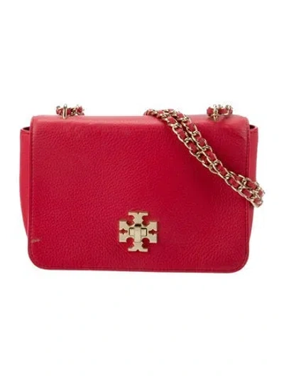 Pre-owned Tory Burch Leather Shoulder Bag In Red