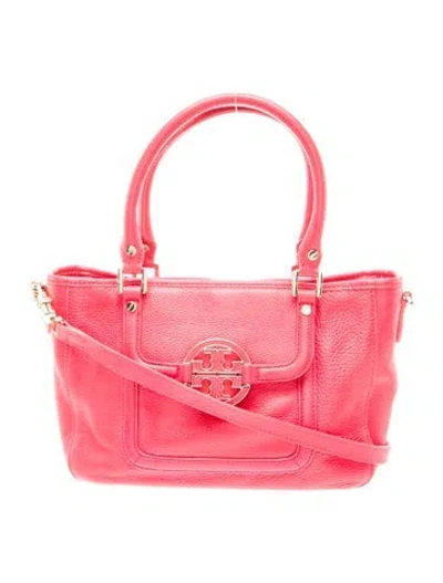 Pre-owned Tory Burch Leather Shoulder Bag In Red