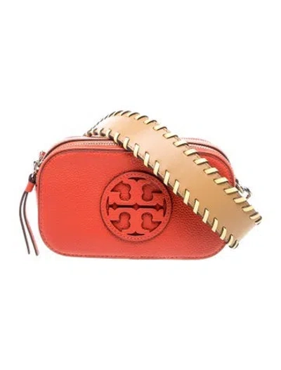 Pre-owned Tory Burch Leather Shoulder Bag In Red