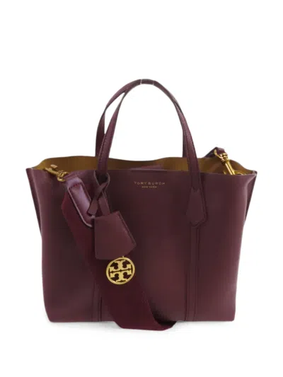 Pre-owned Tory Burch Leather Shoulder Bag In Red