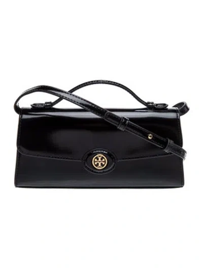 Pre-owned Tory Burch Leather Shoulder Bag W/ Tags In Black