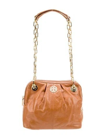 Pre-owned Tory Burch Leather Shoulder Bag W/ Tags In Brown