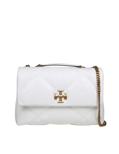 Tory Burch Leather Shoulder Bag In White