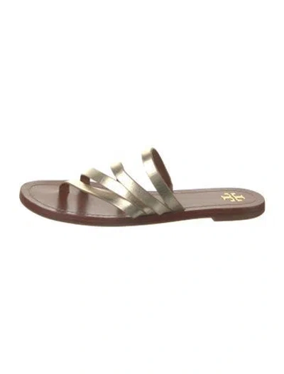 Pre-owned Tory Burch Leather Slides