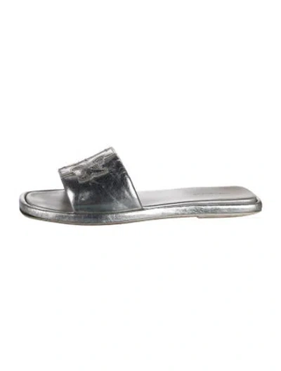 Pre-owned Tory Burch Leather Slides