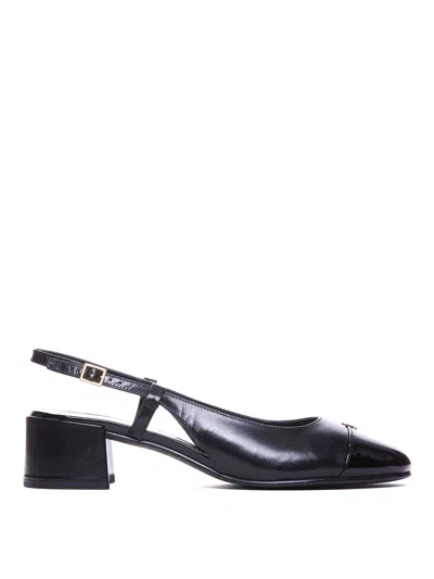 TORY BURCH LEATHER SLINGBACK