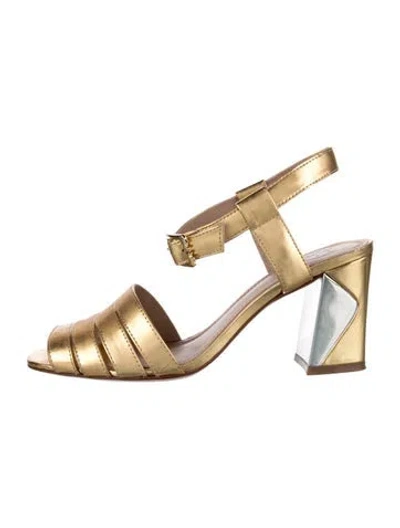 Pre-owned Tory Burch Leather Slingback Pumps
