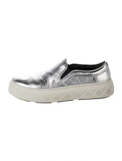 Pre-owned Tory Burch Leather Sneakers