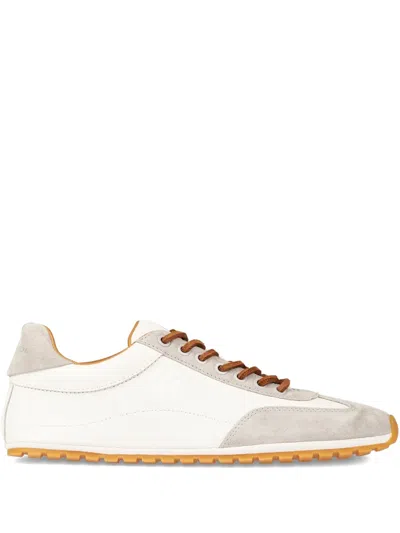 Tory Burch Leather Sneakers In White