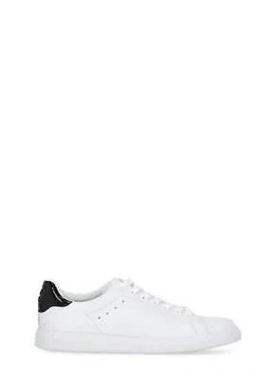 Pre-owned Tory Burch Leather Sneakers In White
