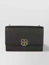 Tory Burch Leather Structured Cross-body Bag With Adjustable Strap In Green