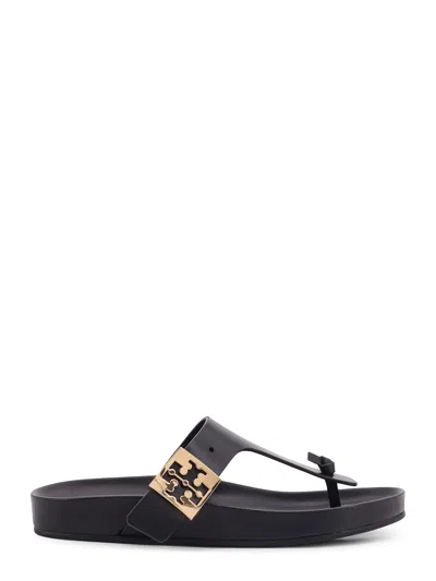 Tory Burch Mellow Thong Sandals In Black