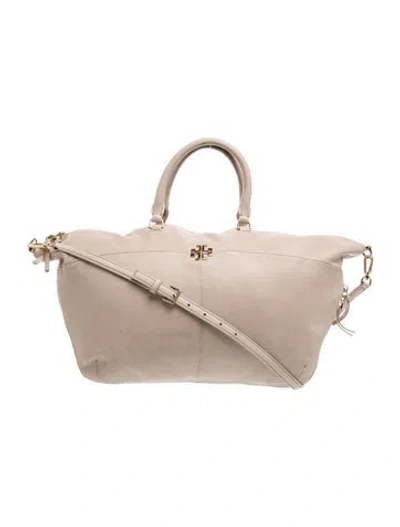 Pre-owned Tory Burch Leather Top Handle Bag In Pink