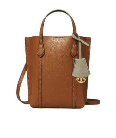 Tory Burch Leather Tote Bag In Brown