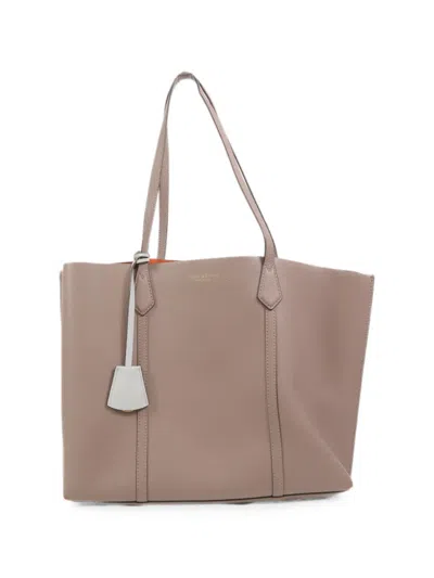 Pre-owned Tory Burch Leather Tote Bag In Neutrals