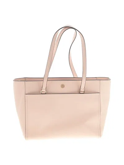 Pre-owned Tory Burch Leather Tote Bag In Pink