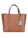 Tory Burch Perry Mini Tote Bag In Brown