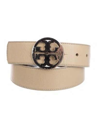 Pre-owned Tory Burch Leather Waist Belt In Brown