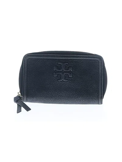 Pre-owned Tory Burch Leather Wallet In Black