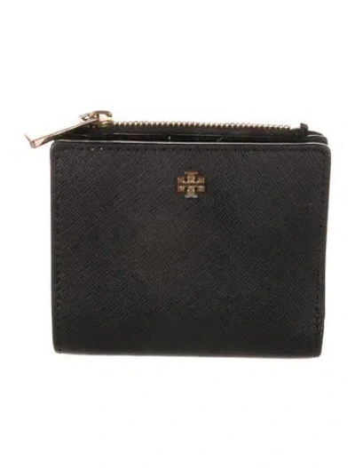 Pre-owned Tory Burch Leather Wallet In Black