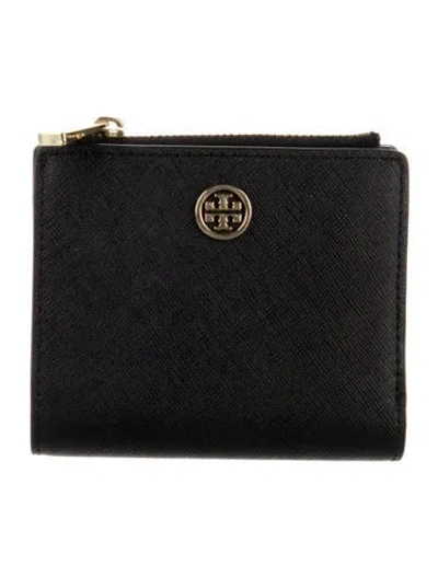 Pre-owned Tory Burch Leather Wallet In Black