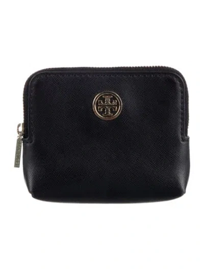 Pre-owned Tory Burch Leather Wallet In Black