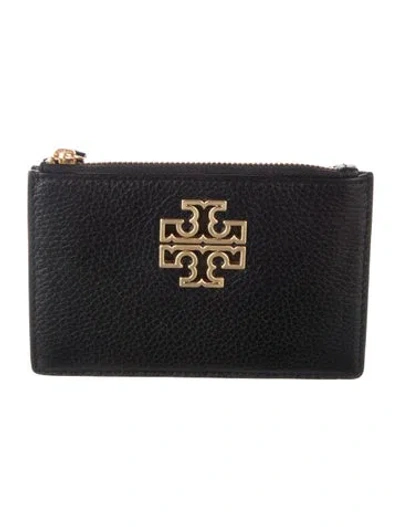 Pre-owned Tory Burch Leather Wallet In Black
