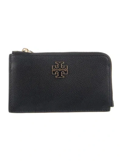 Pre-owned Tory Burch Leather Wallet In Black