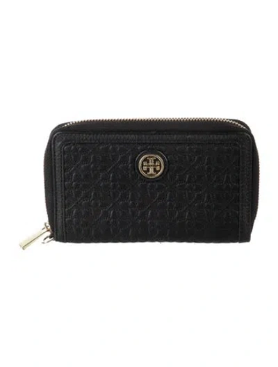 Pre-owned Tory Burch Leather Wallet In Black