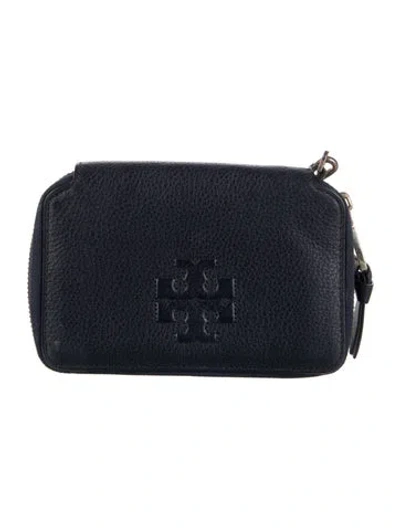 Pre-owned Tory Burch Leather Wallet In Black