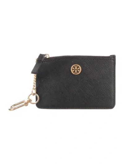 Pre-owned Tory Burch Leather Wallet In Black